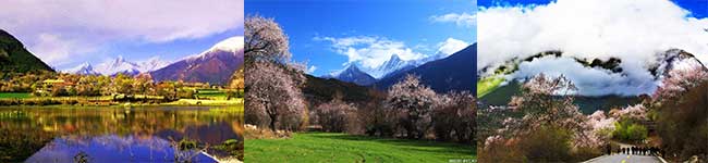 嘎朗湖、桃花沟